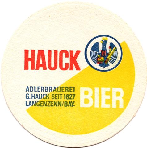 langenzenn f-by hauck rund 1a (215-hauck bier) 